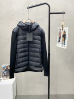 Moncler Big M patch Black Cardigan - Image 2