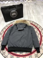 Canada Goose Bomber Grey Jacket - Image 3