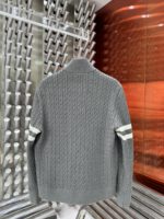 Moncler Knitted Grey Cardigan - Image 3