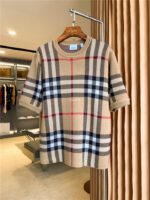 Burberry Rutig Khaki T-Shirt #1