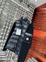 Moncler Padded Wool Black Cardigan - Image 2