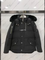 Moose Knuckles 3Q Black/Black Fur Jacket - Image 4