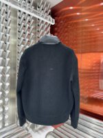 Moncler Padded Wool Black Cardigan - Image 3