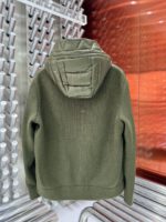 Moncler Knitted Detail Green Cardigan - Image 4