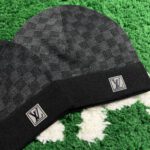 Louis Vuitton Petit Damier Black Beanie - Image 4