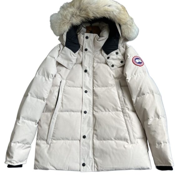 Canada Goose Wyndham White Jacket