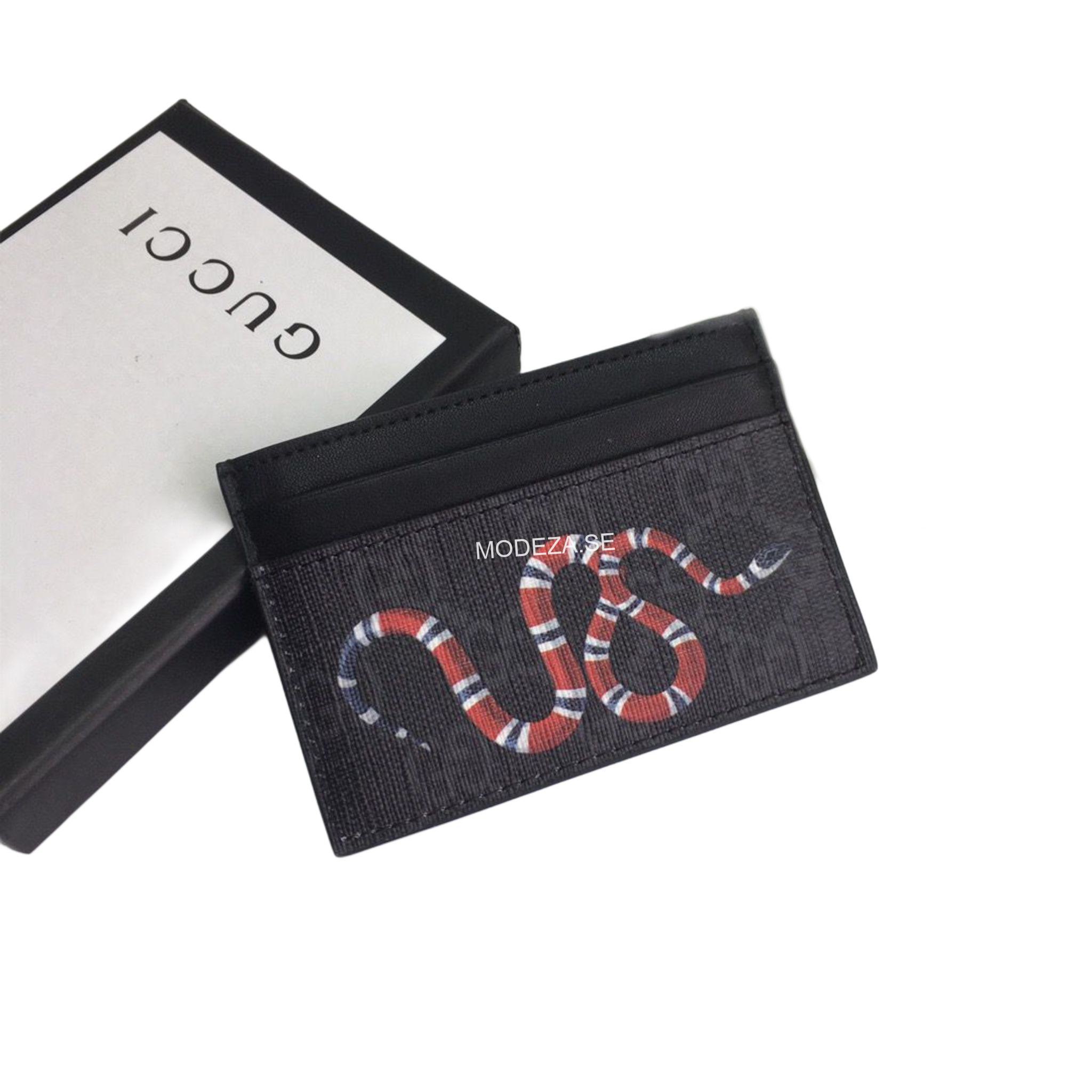 WhatsApp Bild 2024-09-25 kl. 01.10.28_0d24f12b Gucci Kingsnake Canvas Black Wallet - Image 1