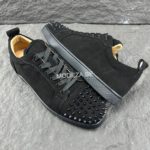 Christian Louboutin Black Sneakers With Spiks - Image 5