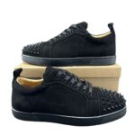 Christian Louboutin Black Sneakers With Spiks