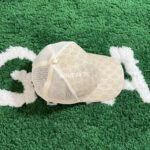 Gucci GG Mesh Back White Hat - Image 3