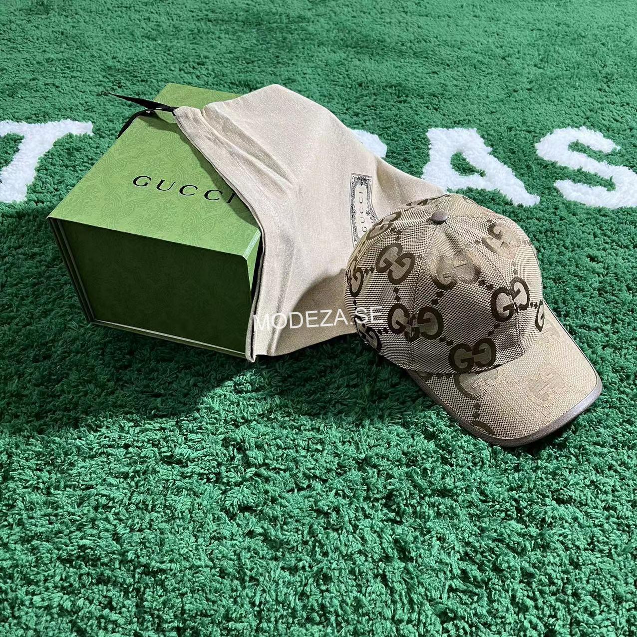 WhatsApp Bild 2024-09-26 kl. 16.33.28_b1a649d2 Gucci GG Jumbo Khaki Hat - Image 1