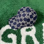 Gucci GG Flannel Blue/White GG Hat - Image 3