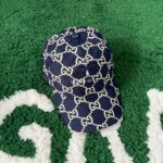 Gucci GG Flannel Blue/White GG Hat