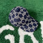 Gucci GG Flannel Blue/White GG Hat - Image 2