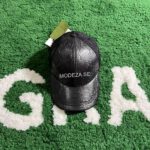 Gucci GG Leather Black Hat