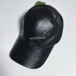 Gucci GG Leather Black Hat - Image 2