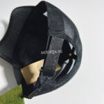 Gucci GG Leather Black Hat - Image 4