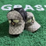 Gucci GG Bee Khaki Hat - Image 2