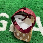 Gucci GG Cow Doraemon Khaki/Wine Red Hat - Image 3