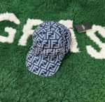 Fendi FF Monogram Navy FF Hat