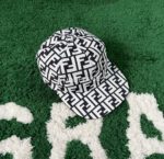 Fendi FF Monogram White FF Hat - Image 3
