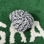 Fendi FF Monogram White FF Hat - Image 2