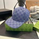 Gucci GG Canvas Blue Hat - Image 2