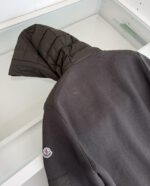 Moncler Knitted Detail Oliv Cardigan - Image 3