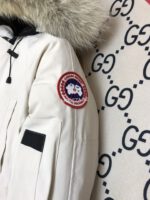 Canada Goose Bomber White Jacket - Image 5