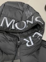 Moncler Big M patch Black Cardigan - Image 4
