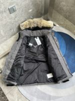 Canada Goose Wyndham Grey/Black Label Jacket - Image 4