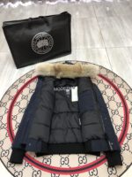 Canada Goose Bomber Navy Jacket - Image 4