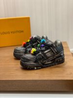 Louis Vuitton Toys Metallic Black Trainer