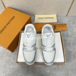 Louis Vuitton Snake Leather White Trainer #1 - Image 2