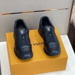 Louis Vuitton Monogram Skin Black Run Away Sneakers - Image 2