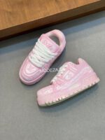 Louis Vuitton Maxi Metallic Pink Trainer - Image 3