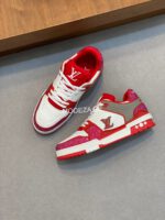Louis Vuitton Pearls Red Trainer - Image 3