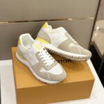 Louis Vuitton Beige/White Run Away Sneakers - Image 2