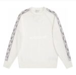 Christian Dior White Knitted CrewNeck Sweater