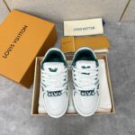 Louis Vuitton Maxi Green/White Trainer - Image 3