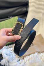 Gucci GG Jumbo Interlocking G Leather Black Belt - Image 3