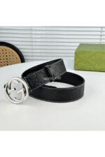 Gucci GG Signature Leather Black Belt #1 - Image 2