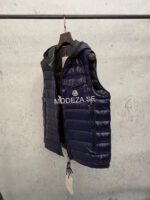 Moncler Ragot Hooded Down Navy Vest - Image 2