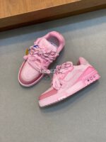 Louis Vuitton Maxi Double String Pink Trainer - Image 3