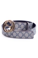 Gucci GG Ebony Gold Buckle