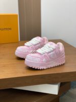 Louis Vuitton Maxi Metallic Pink Trainer