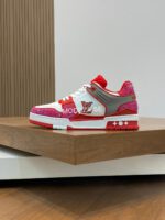 Louis Vuitton Pearls Red Trainer - Image 2