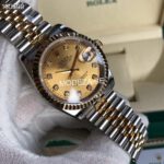 Rolex Datejust Gold/ Silver with Gold Dial 41mm