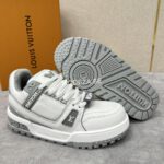 Louis Vuitton Maxi Grey/White Trainer - Image 4