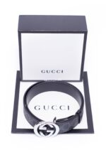 Gucci GG Supreme Black Belt With G Buckle #1 - Image 3